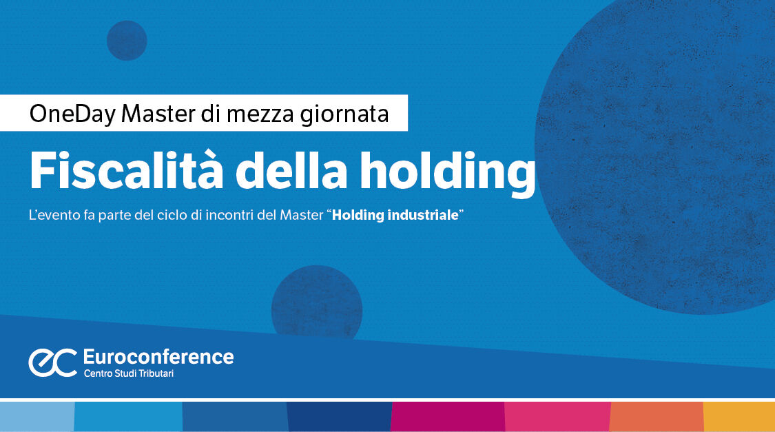 Immagine Fiscalità della holding | Euroconference